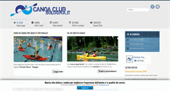 Desktop Screenshot of canoaclubbologna.it